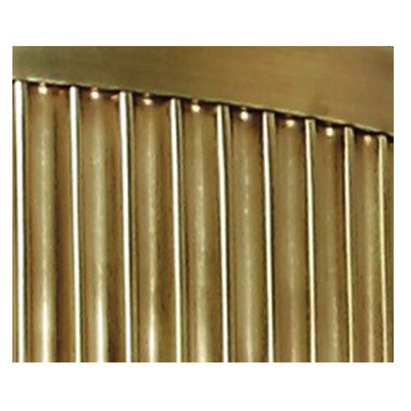 Madison Aged Brass One-Light Wall Sconce with White Shade, image 2