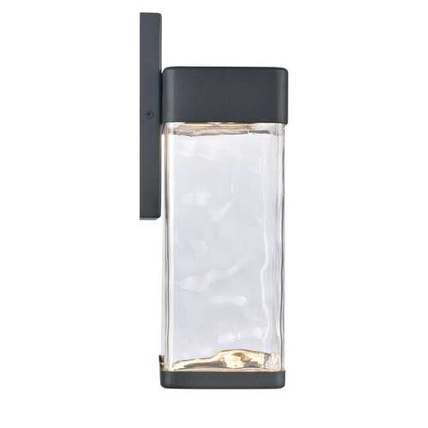 Cornice Charcoal Black Integrated LED Outdoor Wall Sconce, image 4