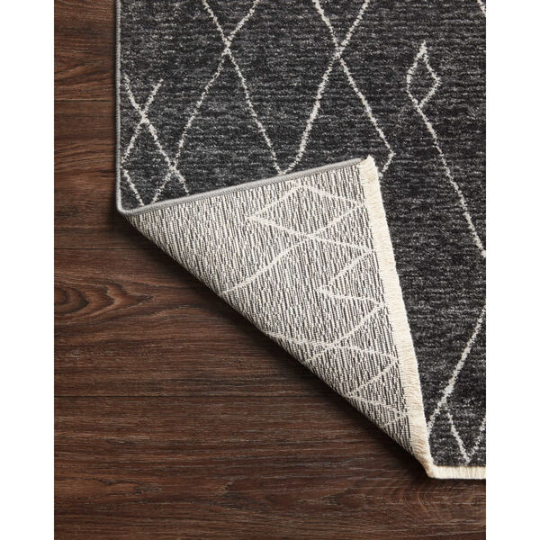 Vance Charcoal and Dove Patterned Area Rug, image 6