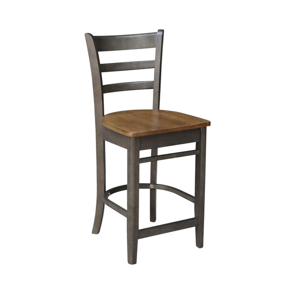 Emily Hickory and Washed Coal Counterheight Stool, image 6