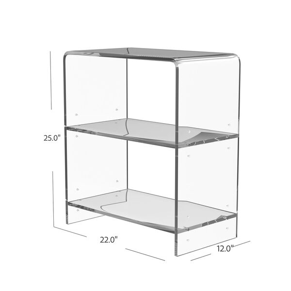 Crystal Clear Acrylic Bookcase, image 5