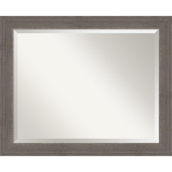 Alta Brown and Gray Bathroom Vanity Wall Mirror, image 1