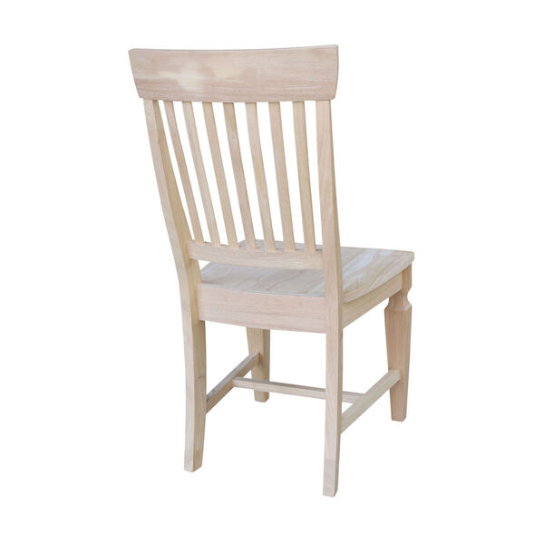 Beige Slat Back Chair, Set of 2, image 4