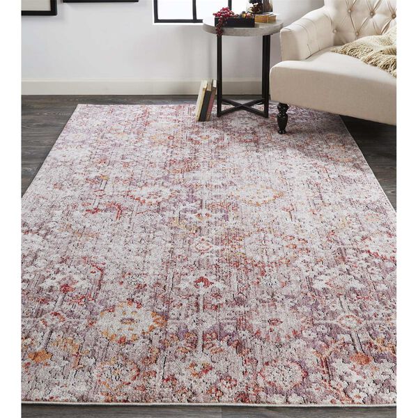 Armant Pink Ivory Gray Area Rug, image 4