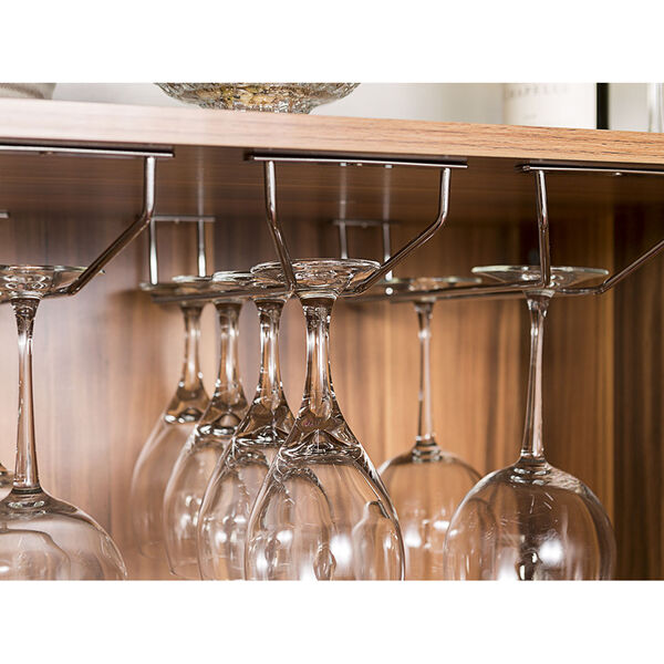 Bar Cabinet with Wine Storage - Teak, image 3