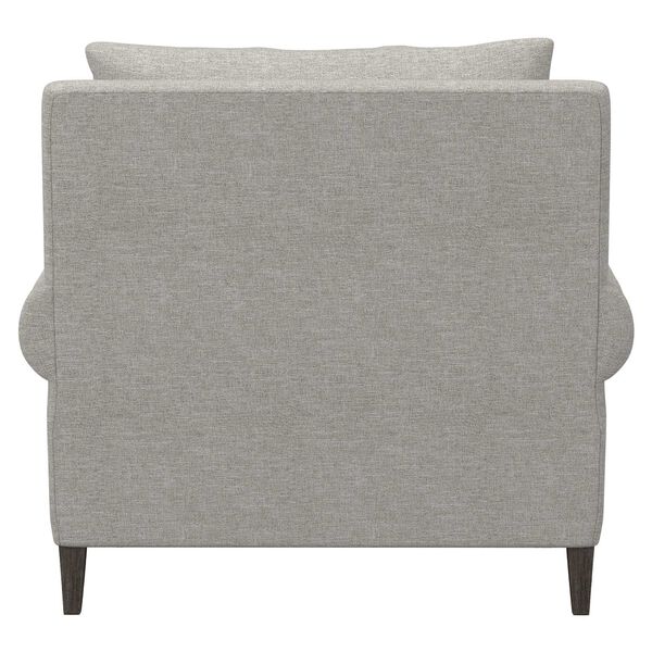 Isabella Soft Gray and Walnut Chair with Toss Pillows, image 4