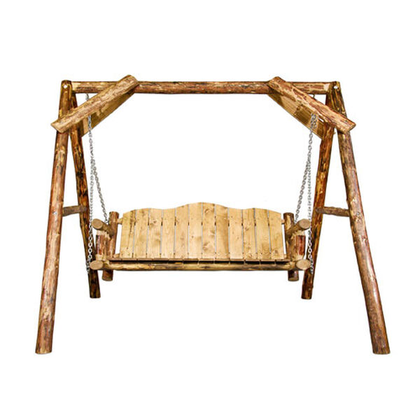 Glacier Country Exterior Stain Lawn Swing w/ A Inch Frame Exterior Finish, image 2