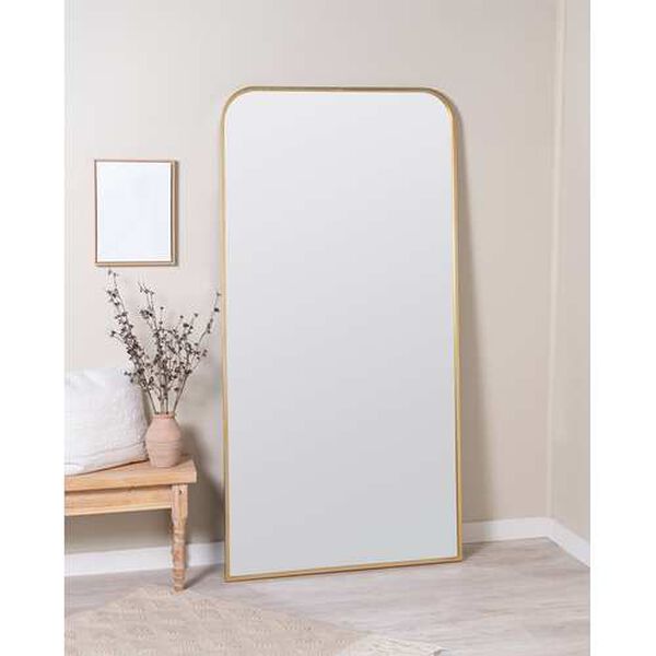 Amberly Gold Full Length Wall Mirror, image 1