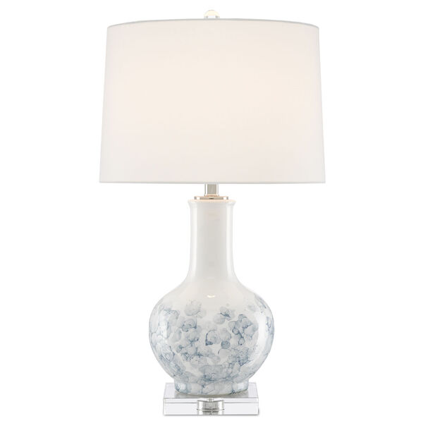 Myrtle White and Blue One-Light Table Lamp, image 3
