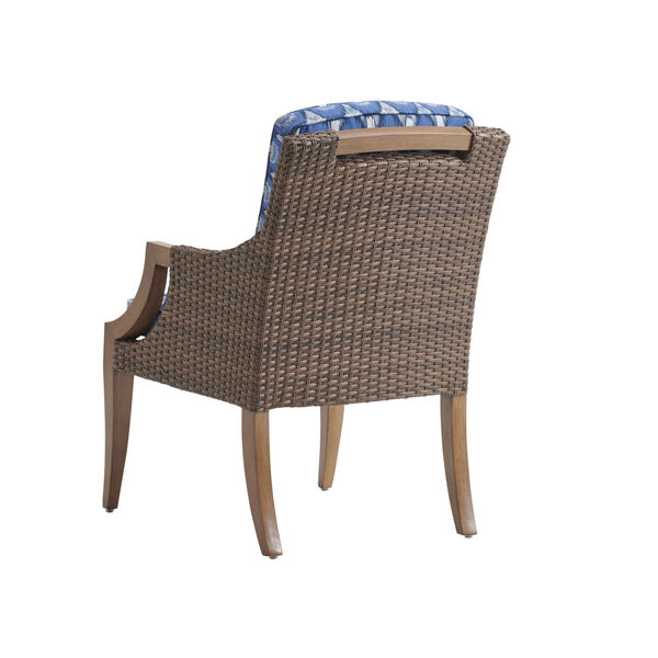 Harbor Isle Brown and Blue Arm Chair, image 2