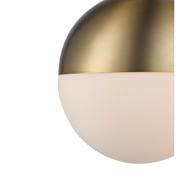 Expedition Satin Gold Eight-Inch One-Light Mini Pendant, image 4