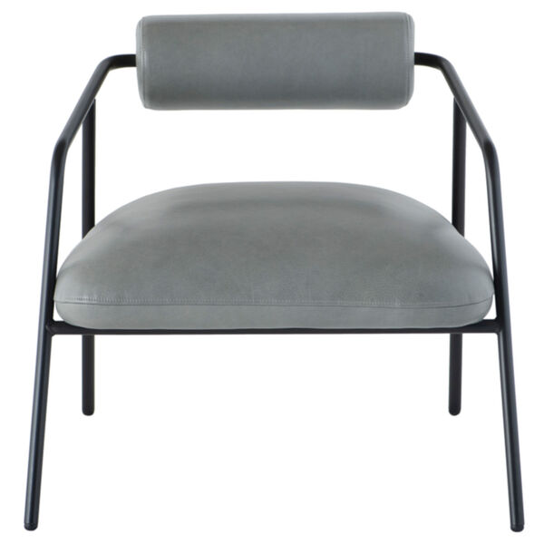 Cyrus French Blue and Black Occasional Chair, image 2