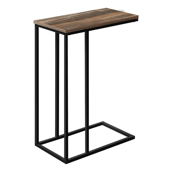 Brown and Black End Table, image 1