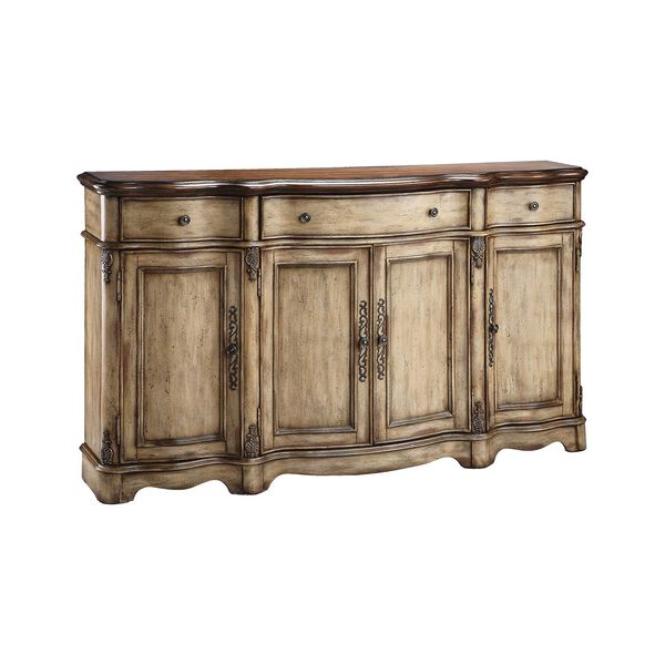 Gentry Hand-Painted Cream Chest, image 1