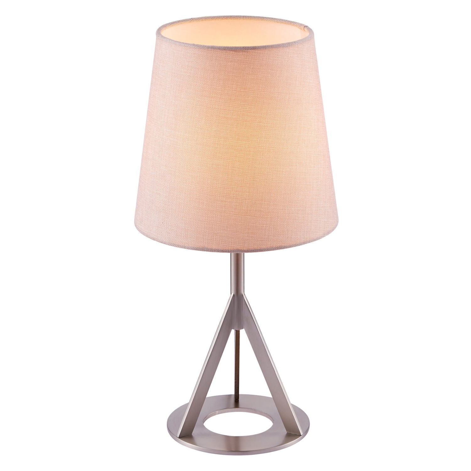 Khaki/Nickle Brass Finish Versanora VN-L00066K Aria Table Lamps