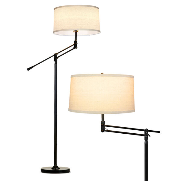 Ava Black LED Floor Lamp, image 1