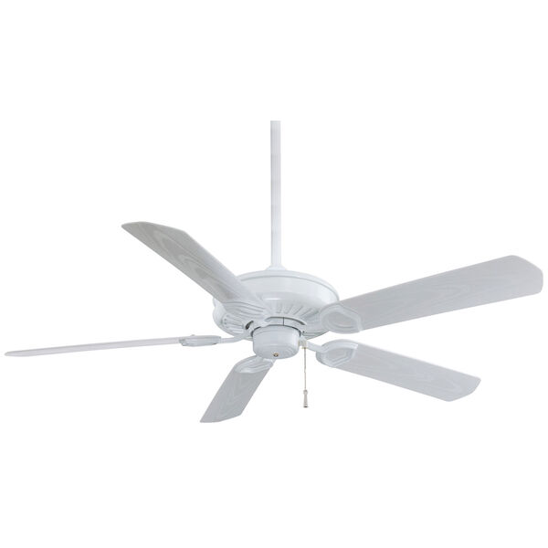 Sundowner White  54-Inch Ceiling Fan, image 1