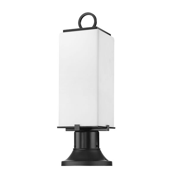 Sana 23-Inch Two-Light Outdoor Pier Mounted Fixture with White Opal Shade, image 5