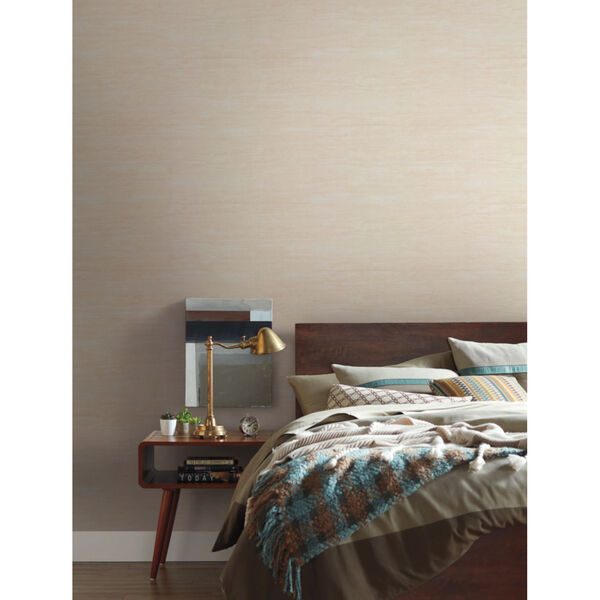 Urban Oasis Beige and Cream Painterly Wallpaper, image 1