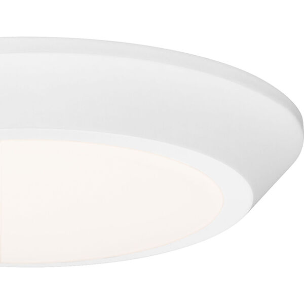 Verge White Lustre LED Flush Mount, image 6