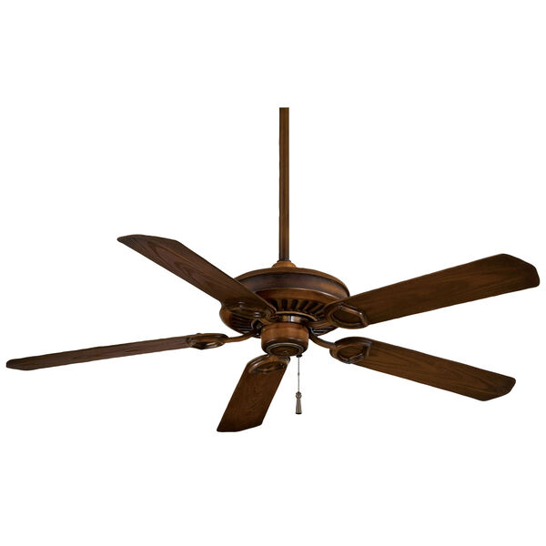 Sundowner 54-In. Mossoro Walnut Ceiling Fan with Mossoro Walnut Blades, image 1
