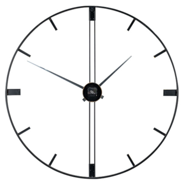 Camden Distressed Black 41-Inch Wall Clock, image 5