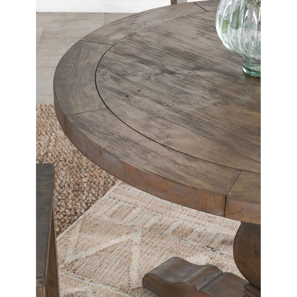 Quincy Weathered Brown Dining Table, image 3