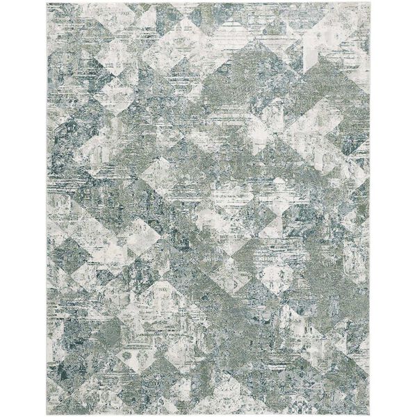 Atwell Green Ivory Area Rug, image 1