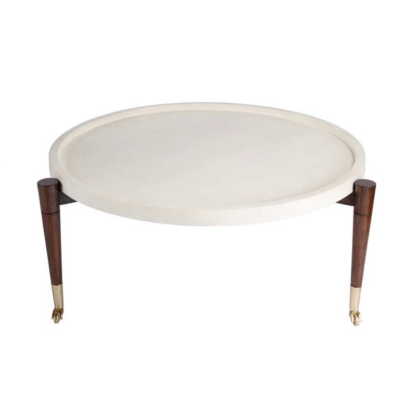 Lemaire Brown Gray Round Nesting Coffee Tables, image 6
