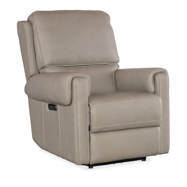 Gray Somers Power Recliner with Power Headrest, image 1