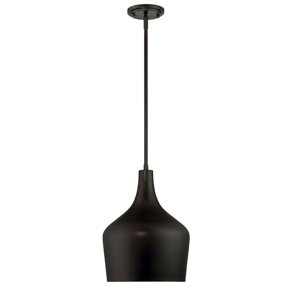 Uptown Rubbed Bronze One-Light Pendant, image 1