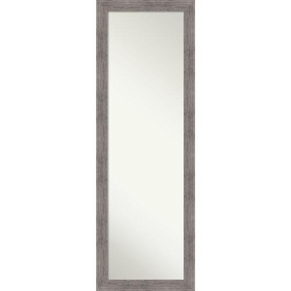 Pinstripe Gray 18W X 52H-Inch Full Length Mirror, image 1