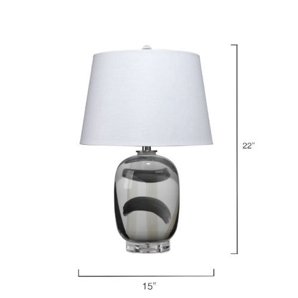 Graphic White One-Light Table Lamp, image 3