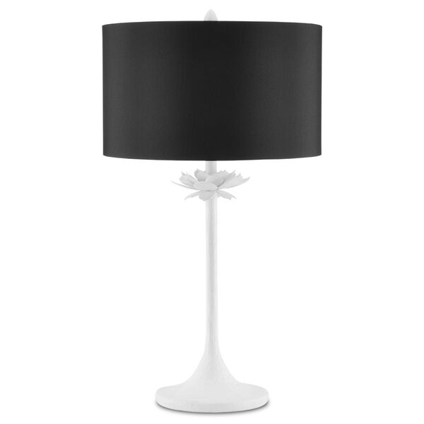 Bexhill Gesso White and Black One-Light Table Lamp, image 1