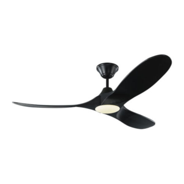 Maverick Black on Black 52-Inch LED Ceiling Fan, image 1