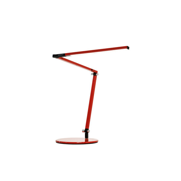 Z-Bar Red LED Desk Lamp , image 1