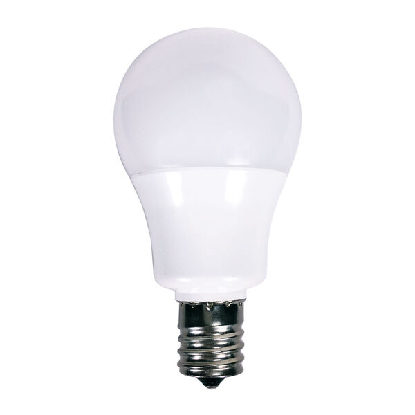 SATCO Frosted White LED A15 Intermediate 5.5 Watt Type A Bulb with 4000K 450 Lumens 80 CRI and 230 Degrees Beam, image 1
