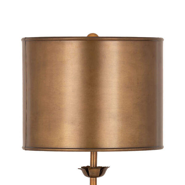 Abrie Natural Marble and Aged Brass One-Light Table Lamp, image 2