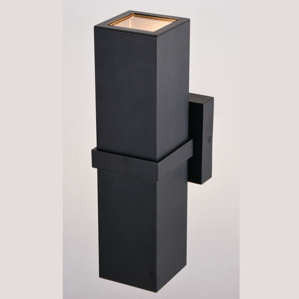 Lavage Textured Black Outdoor Wall Lamp, image 4