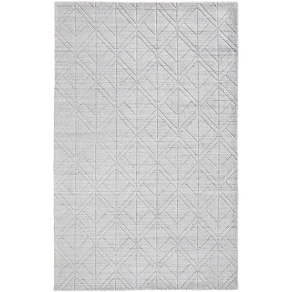 Redford White Silver Area Rug, image 1
