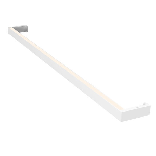 Thin-Line Satin White LED 36-Inch Wall Bar, image 1