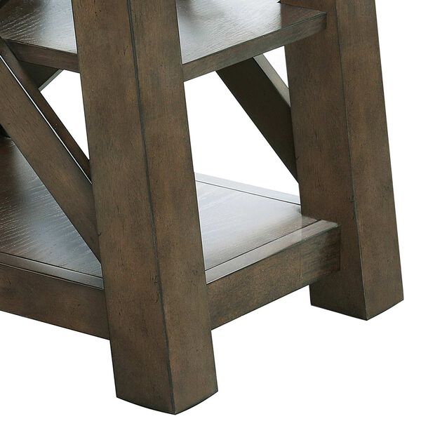 Denman Rich Brown Chairside Table, image 5