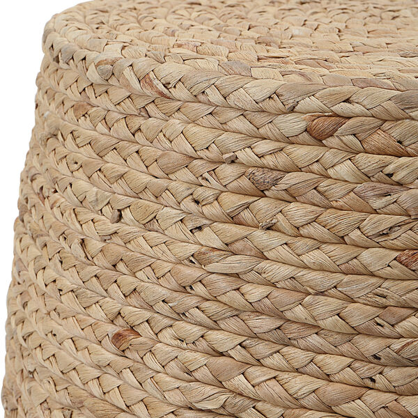 Resort Natural Straw Accent Stool, image 4