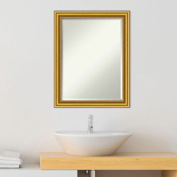 Townhouse Gold 22W X 28H-Inch Bathroom Vanity Wall Mirror, image 3