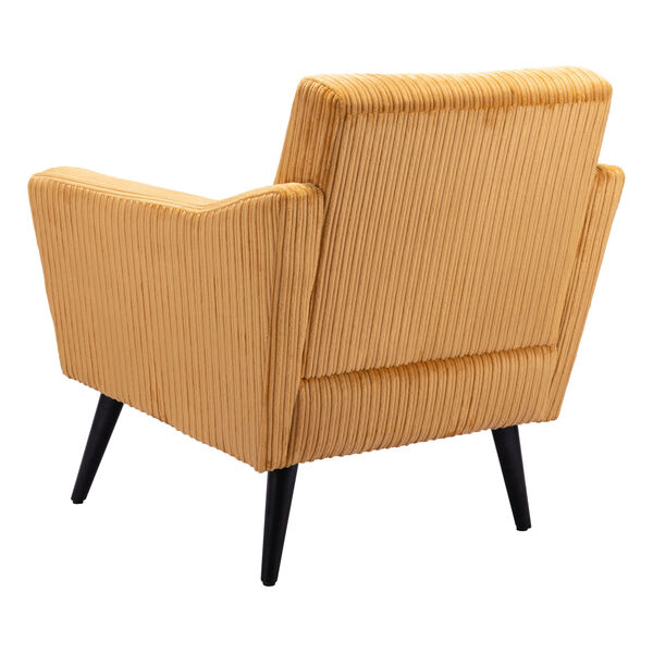 Bastille Yellow and Matte Black Accent Chair, image 5
