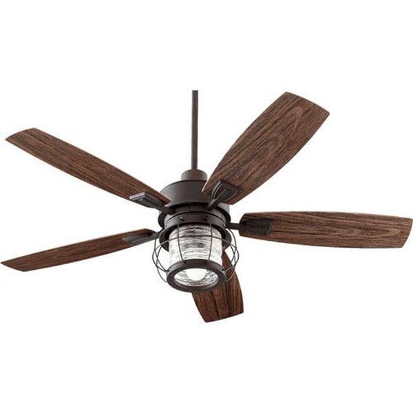 Woodland Oiled Bronze 52-Inch One-Light Ceiling Fan, image 1