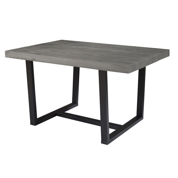 Gray 52-Inch Dining Table, image 1