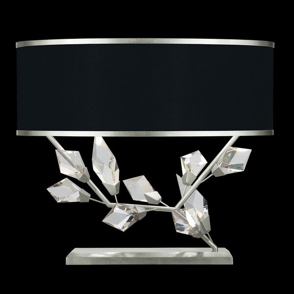 Foret Silver Black Two-Light Table Lamp, image 1