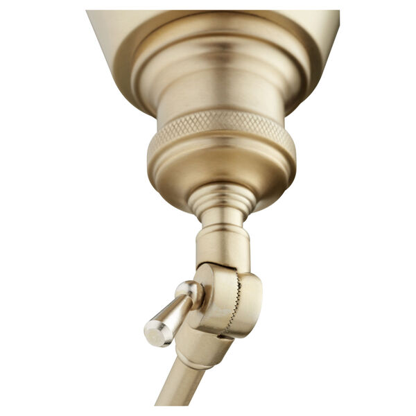 Aged Brass Seven-Inch One-Light Wall Mount, image 2