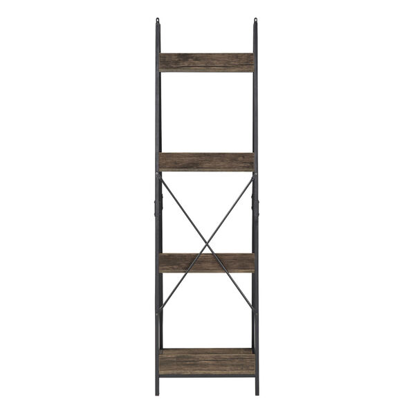 Norman Black Ladder Bookcase, image 4